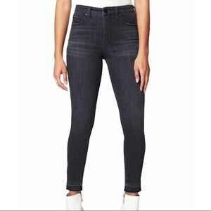 NWT Blank NYC Sustainable Bond Released Hem Skinny Jeans size 32 Charcoal Gray